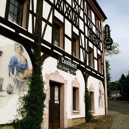 Landhotel Goldener Becher Limabach - Oberfrohna Exteriör bild