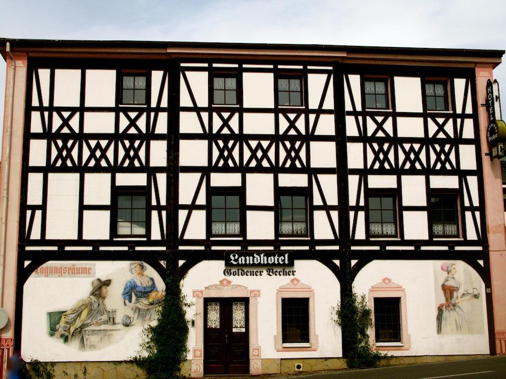 Landhotel Goldener Becher Limabach - Oberfrohna Exteriör bild